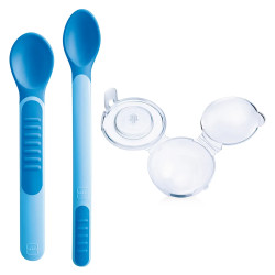 MAM Cuillères Thermosensibles + étui 6 mois+