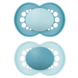 MAM Original Sucettes orthodontiques 6+ mois non imprimées lot de 2