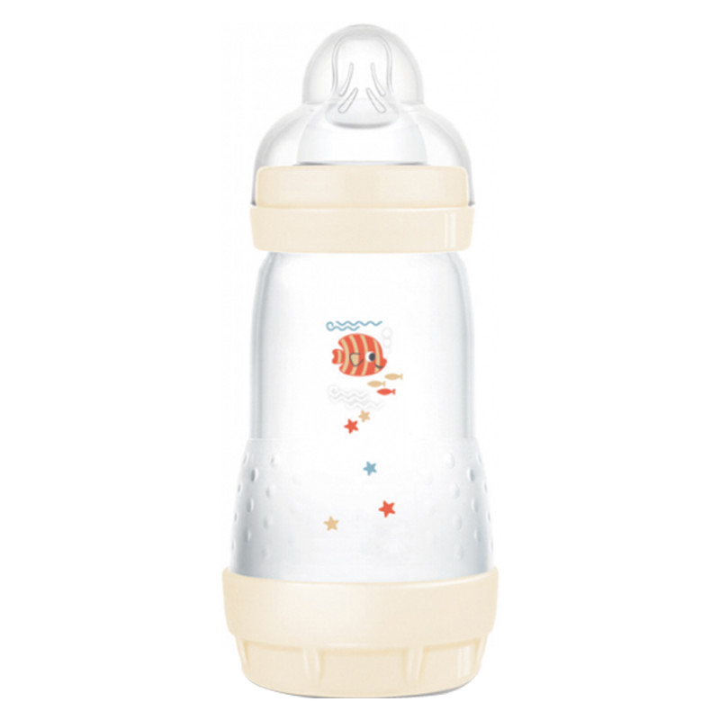 MAM Easy Start Biberon anti-colique 2 mois+ coton tétine débit 2 - 260ml