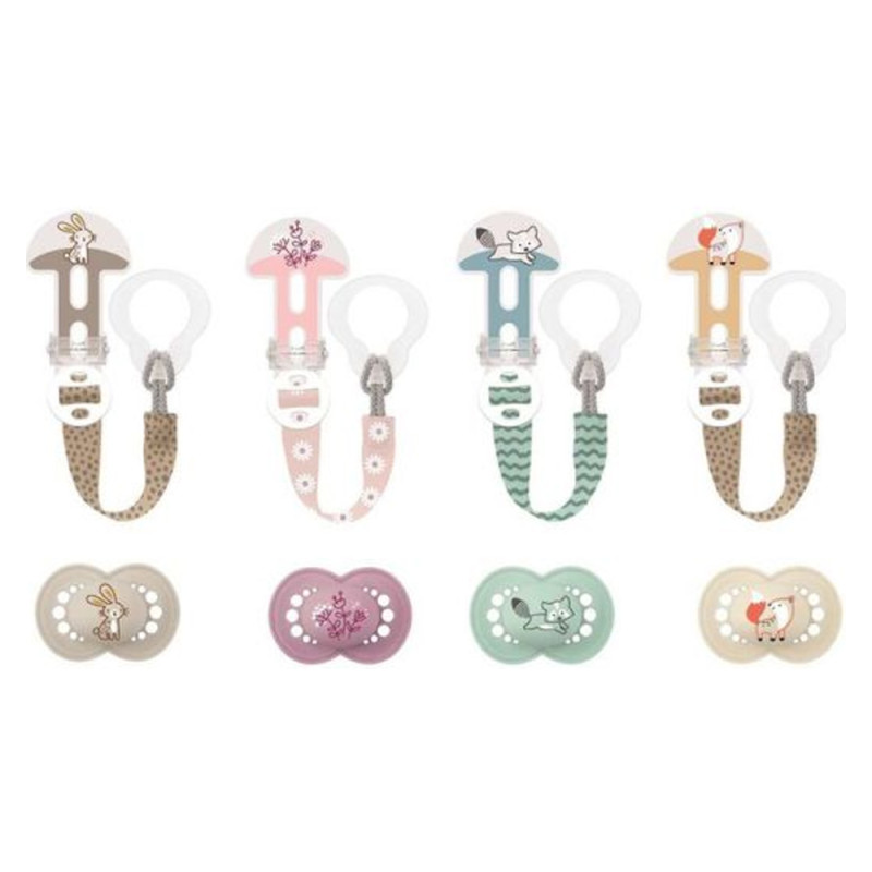 MAM Kit Sucette Anatomique et Attache-sucette +18 mois