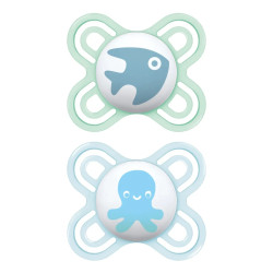 MAM Naissance Perfect 2 sucettes assorties 0-2 mois