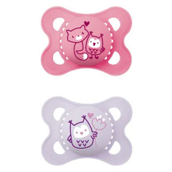 MAM Original 2 sucettes silicone 2-6 mois animaux