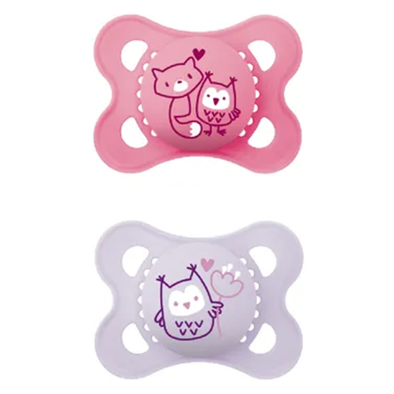 MAM Original 2 sucettes silicone 2-6 mois animaux