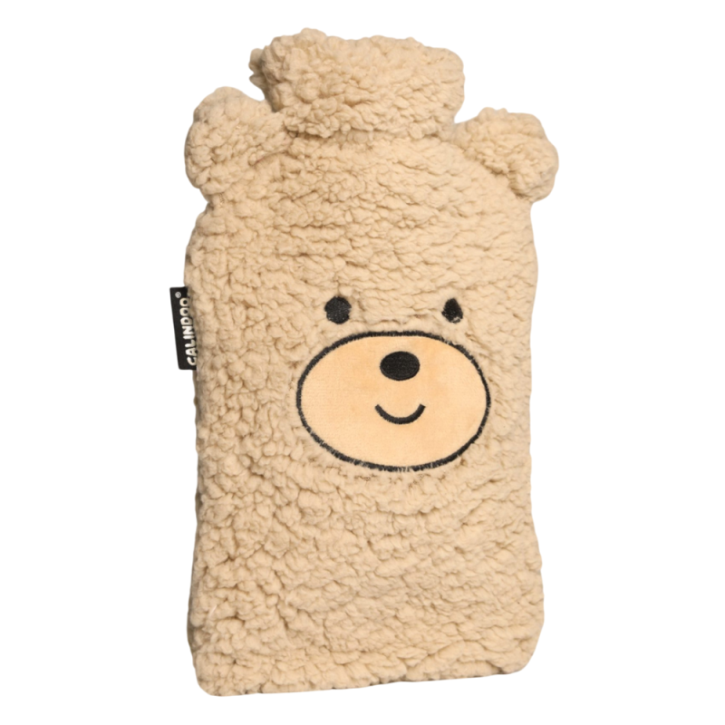 Calindoo Bouillotte à Eau Housse Ourson 1,5L