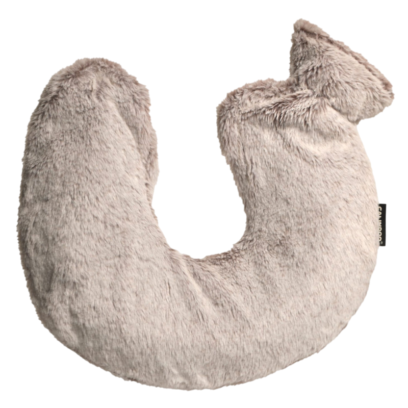 Calindoo Bouillotte Tour de Cou chauffant beige 800ml
