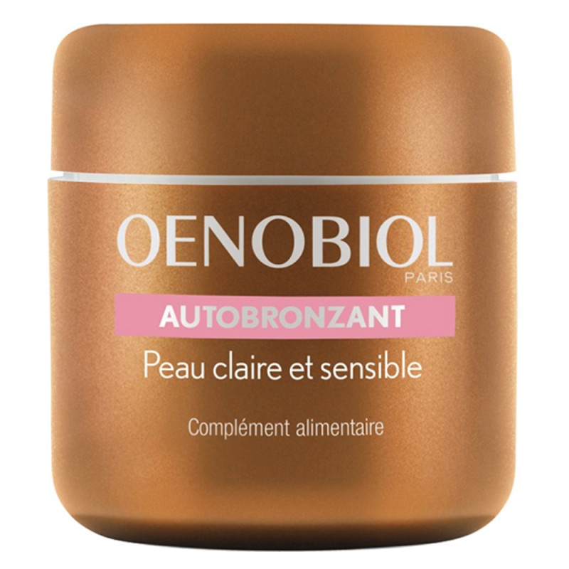 Oenobiol Autobronzant Peau claire et sensible 30 capsules