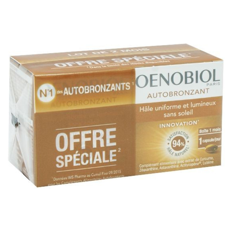 Oenobiol Autobronzant lot de 2x30 capsules