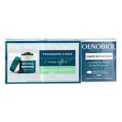 Oenobiol Chute de cheveux lot de 3x60 capsules