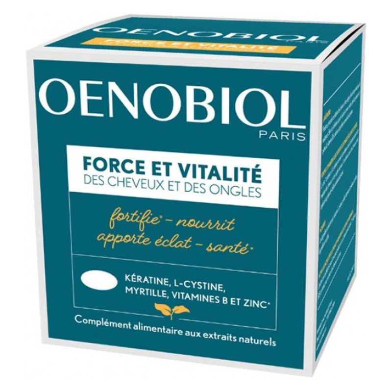 Oenobiol Force et Vitalité Cheveux et ongles 3x60 capsules
