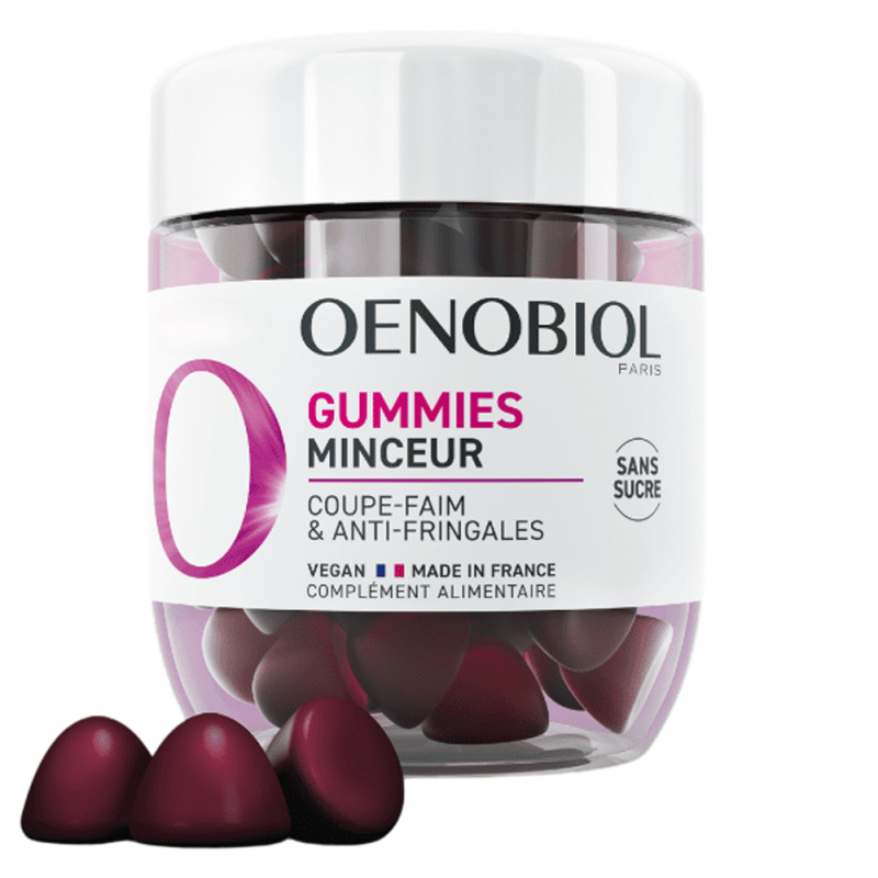Oenobiol Minceur Coupe-faim & anti-frignales 60 gummies