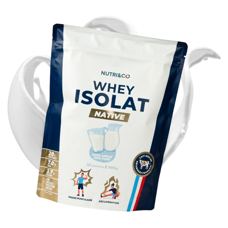 Nutri&Co Whey Isolate Native neutre 900gr