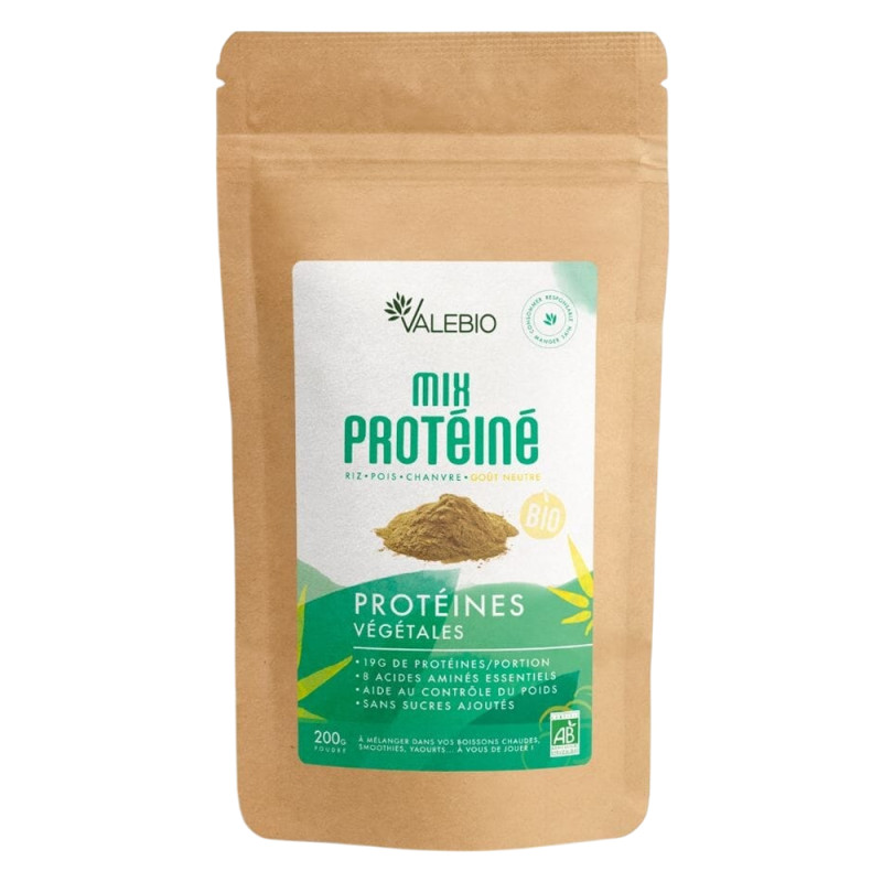 Valebio Mix Protéiné Proteine végétale bio 200gr