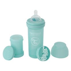 Twistshake Biberon anti-colique 2 mois+ turquoise 260ml