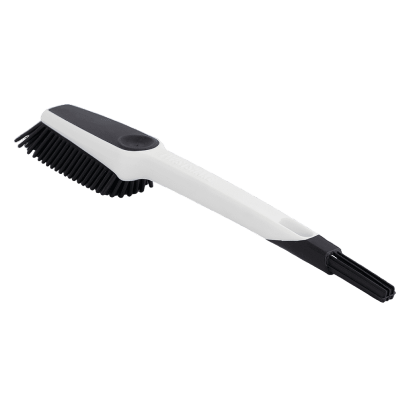 Twistshake Brosse à vaisselle pour biberons 0 mois+ 2-en-1 noir et blanc