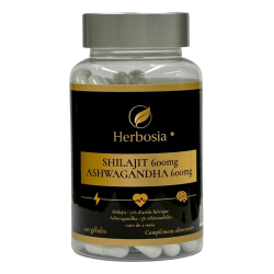 Herbosia Shilajit Ashwagandha 600mg 120 gélules