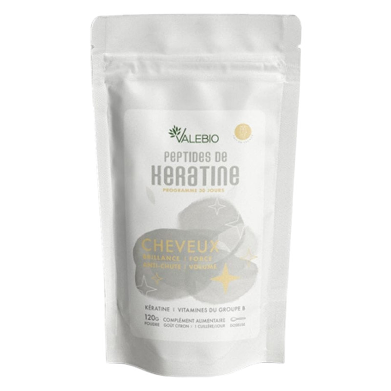 Valebio Peptides de Kératine Cheveux 120gr