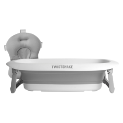 Twistshake Baignoire et coussin gris pastel