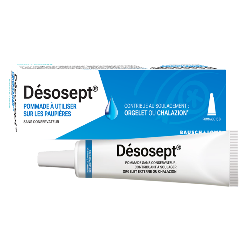 Bausch & Lomb Désosept pommade paupières 15gr