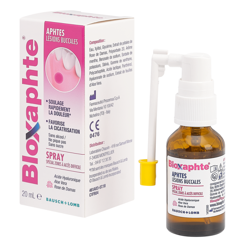 Bausch & Lomb Bloxaphte spray Aphtes 20ml