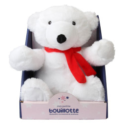 Ma Petite Bouillotte Peluche Ours Polaire