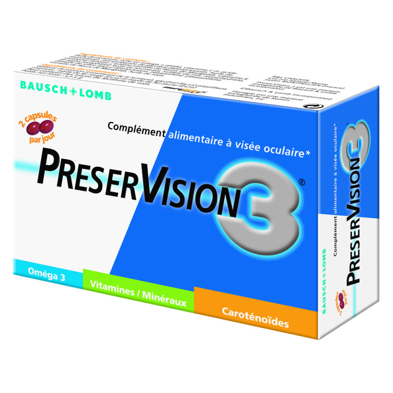 Bausch & Lomb PreserVision 3 - 60 capsules