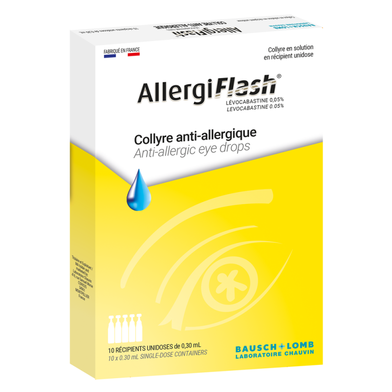 AllergiFlash 0,05% Collyre 10 unidoses  de 3ml