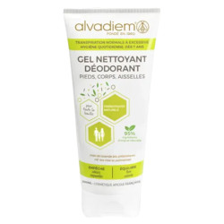Alvadiem Gel Nettoyant Déodorant pieds, corps, aisselles 200ml