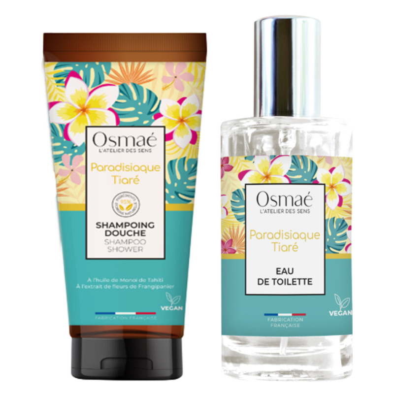 Osmaé Paradisiaque Tiaré Shampoing douche + Eau de toilette
