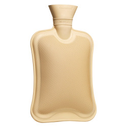 Calindoo Bouillotte Pastel Caoutchouc beige 2L