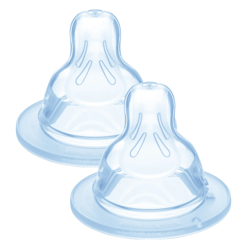 MAM Tétine silicone débit 2 lot de 2