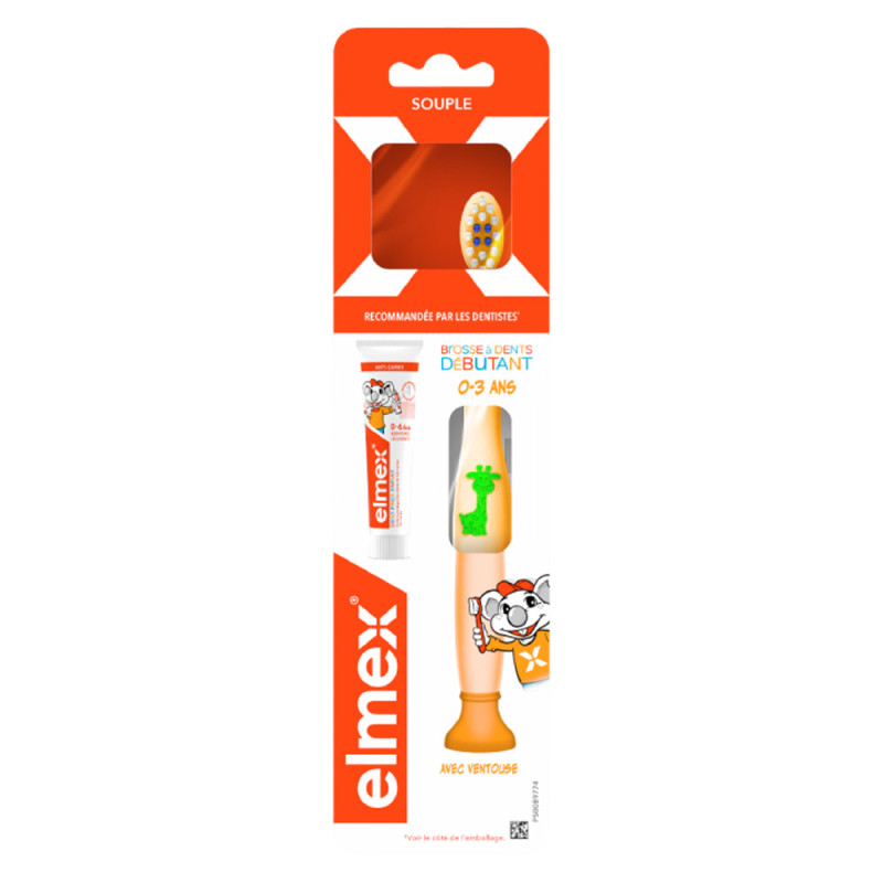 Elmex Brosse à dents souple bébé 0-3 ans