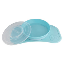 Twistshake Click-Mat Mini + Assiette 6 mois+ Bleu