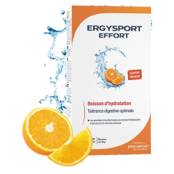Nutergia Ergysport Effort Boisson d'hydratation Orange 6 sticks de 30gr