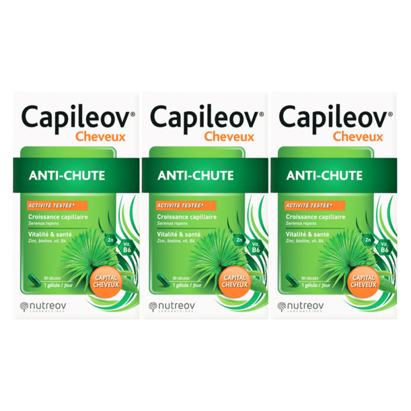 Nutreov Capileov Anti-chute Cheveux 3x30 gélules
