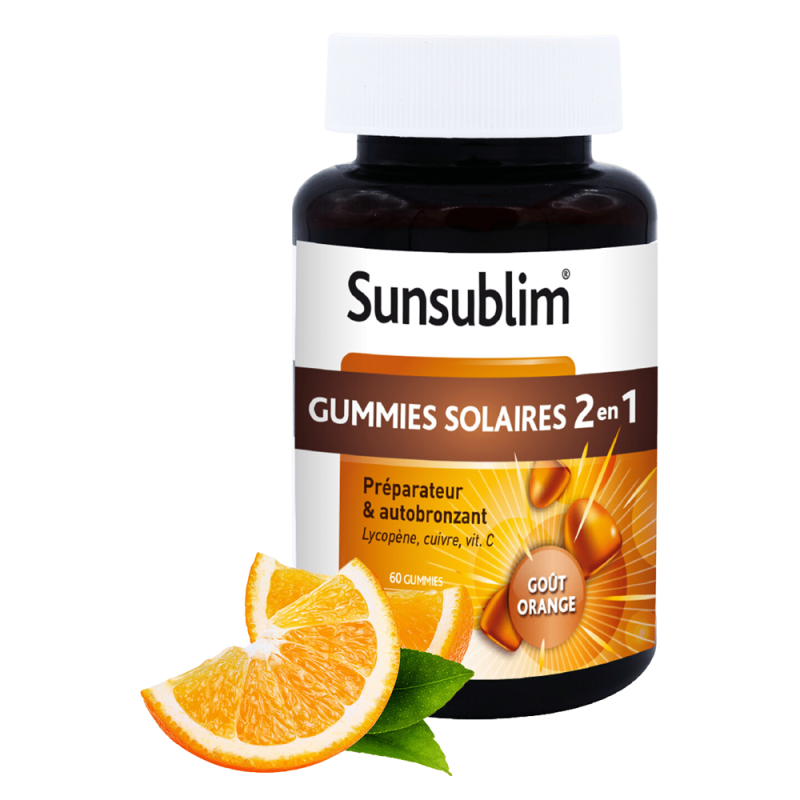 Nutreov Sunsublim Gummies Solaires 2en1 60 gummies