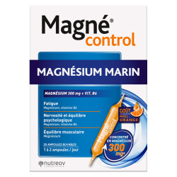 Nutreov Magné Control Magnésium Marin 20 ampoules