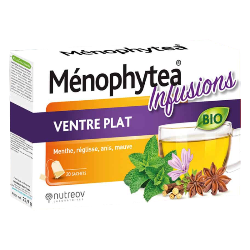 Nutreov Ménophytea ventre plat infusions bio 20 sachets