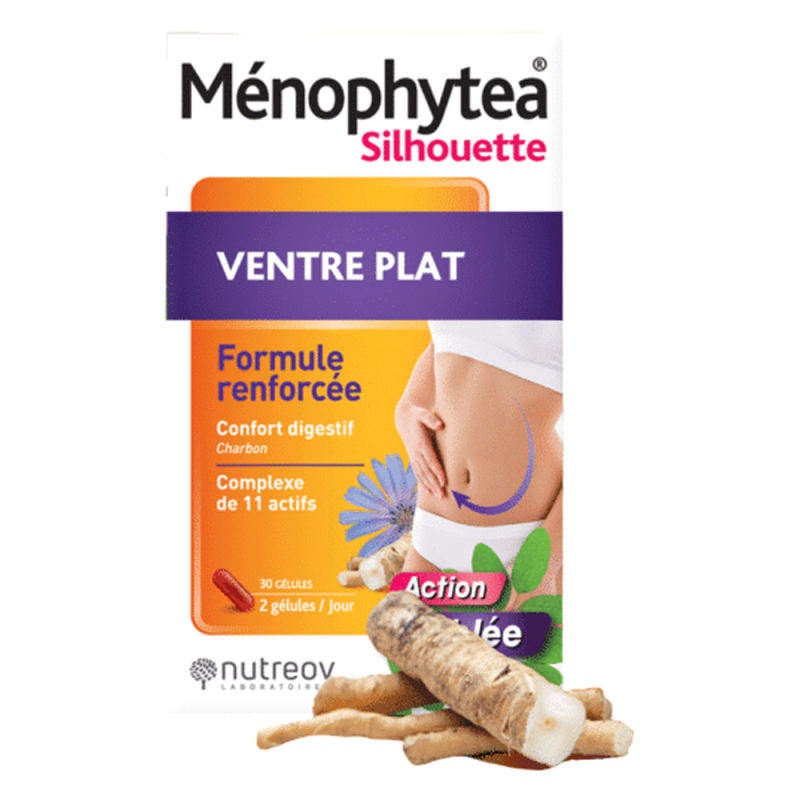 Nutreov Ménophytea Silhouette ventre plat 30 gélules
