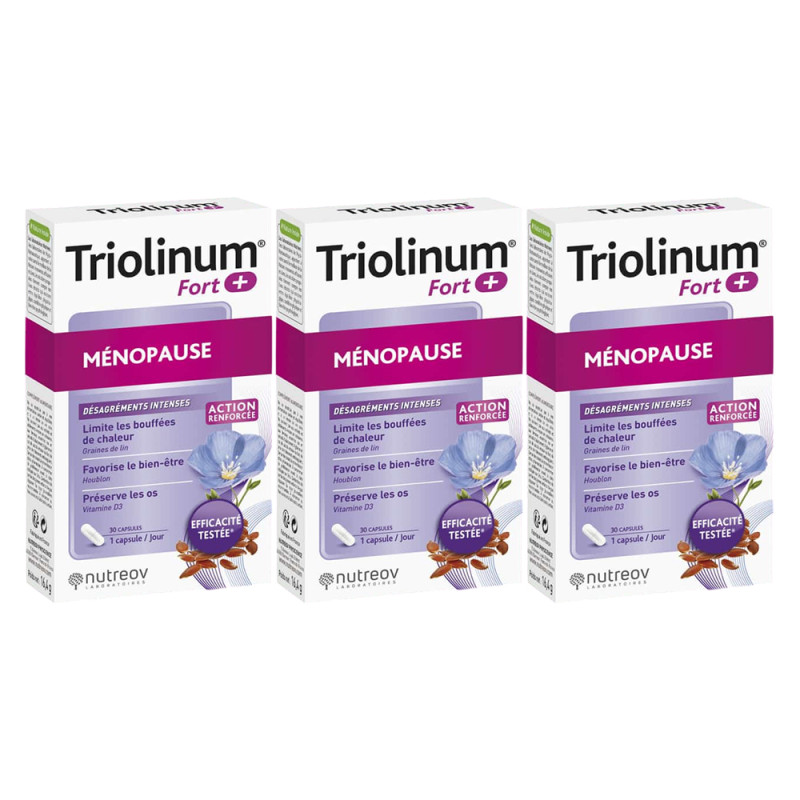 Nutreov Triolinum Fort+ Ménopause 60 capsules + 30 offertes