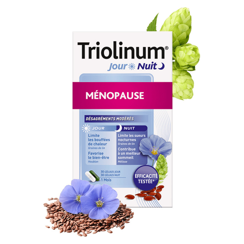 Nutreov Triolinum Jour & Nuit Ménopause 120 gélules