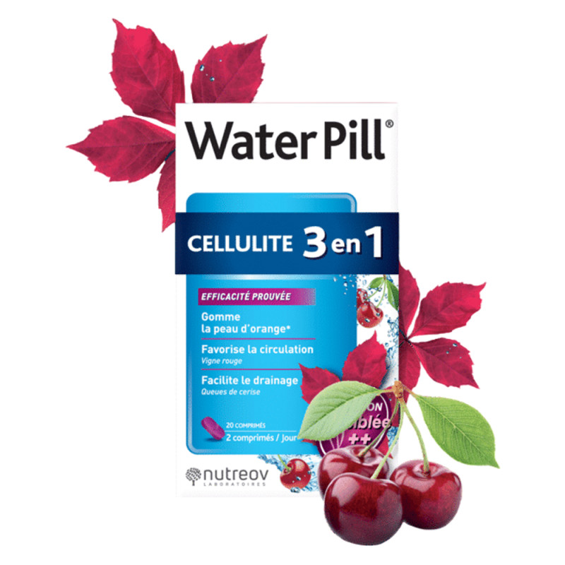 Nutreov Water Pill Cellulite 3 en 1 - 20 comprimés