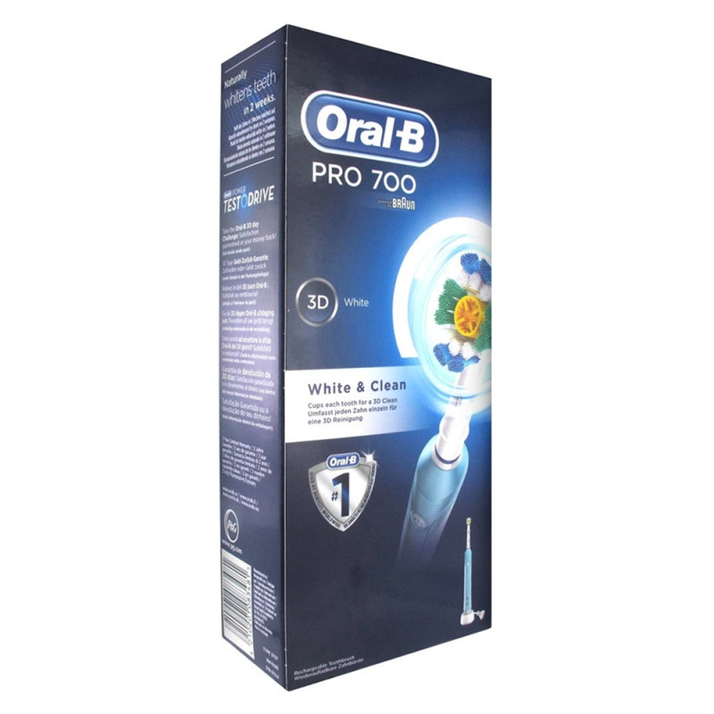 Oral-B Pro 700 White & Clean Brosse à dents électrique