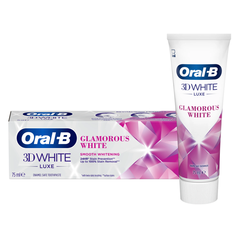 Oral-B Dentifrice 3D White Luxe Éclat et Glamour 75ml
