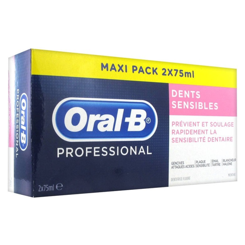 Oral-B Pro-Expert Professional Dents sensibles lot de 2x75ml