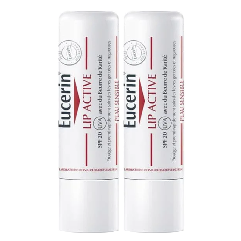 Eucerin Lip Active soin lèvres SPF20 lot de 2x4,8gr