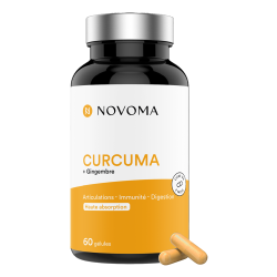Novoma Curcuma +gingembre 60 gélules