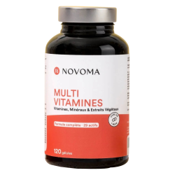Novoma Multivitamines Minéraux & Extraits végétaux 120 gélules