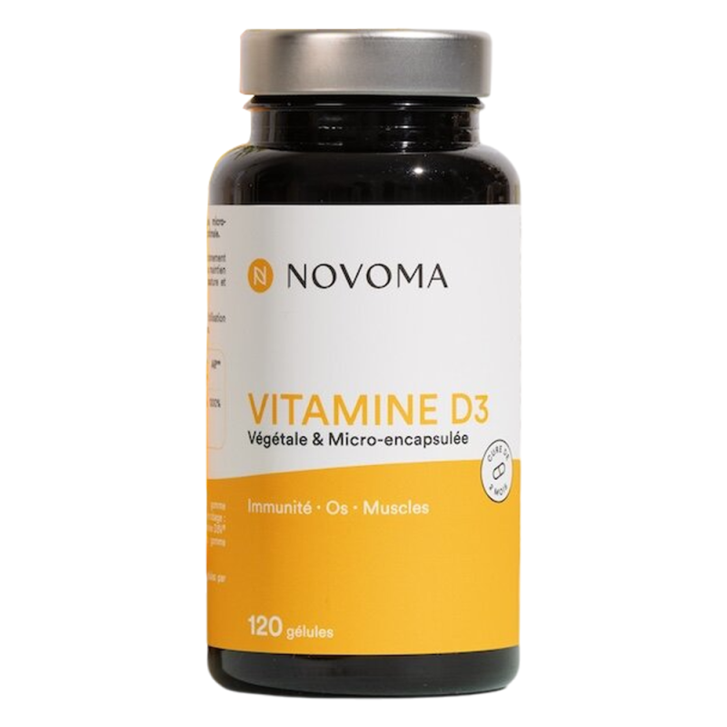 Novoma Vitamine D3 - 120 gélules