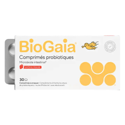 BioGaia 10 Comprimés probiotiques à croquer arôme fraise