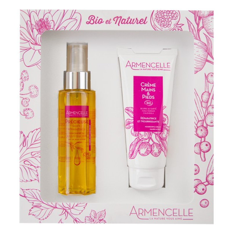 Armencelle Coffret huile précieuse + crème mains et pieds